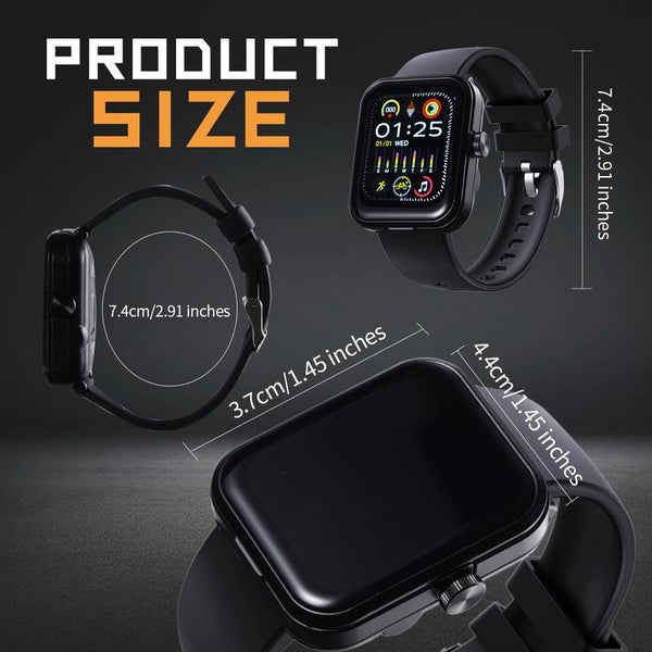 2025 New S6 Smart Watch with Earbuds 2In 1, 1.85" IPS Screen IP67 Waterproof Smartwatch (White) Bluetooth Devices Wearable Smartwatch Earbuds Smartphone Android Wristwatch