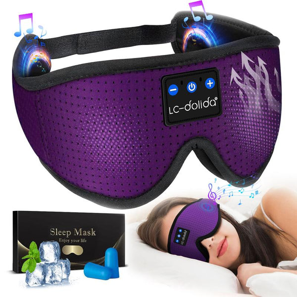 3D Eye Mask Bluetooth 5.4 Sleep Mask Breathable Headband Headphones，Gift