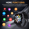 2025 New S6 Smart Watch with Earbuds 2In 1, 1.85" IPS Screen IP67 Waterproof Smartwatch (White) Bluetooth Devices Wearable Smartwatch Earbuds Smartphone Android Wristwatch