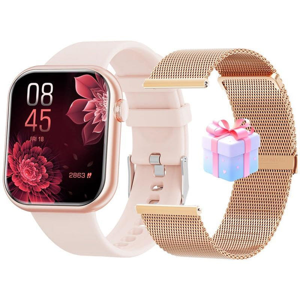 Fashionable Silicone Smart Watch 1.83''Touch Screen,Fitness Watch with Answer/Make Calls/100+ Sports , IP67 Waterproof for Android Ios Devices Multifunctional Watch