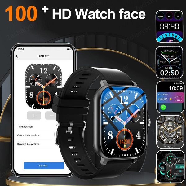 Multifunctional Smart Watch, Fashionable Digital Watch with 100+ Sport Modes, Sports Watch for Women & Men