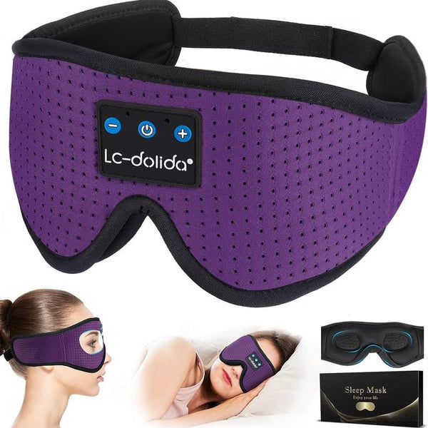 3D Eye Mask Bluetooth 5.4 Sleep Mask Breathable Headband Headphones，Gift