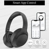 T-Fun NC50 Hybrid Active Noise Cancelling Wireless Bluetooth 5.3 Headphones with Built-In Micro for Android & Iphones,Low Latency Gaming,Be Aware of Safety Mode, Custom EQ