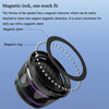 Magnetic Wireless Speaker, Cyber Mini Bluetooth Speaker, Portable Colorful Speaker with Color Light Phone Stand Speaker