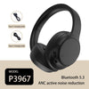 On-Ear Wireless Bluetooth Headphones Active Noise Cancellation ANC Headphones Electronic Earbuds Audio Earphones Black Noise Isolating Earphones & Headphones Headset Noise Cancelling Good Headphones Steel Series