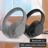 On-Ear Wireless Bluetooth Headphones Active Noise Cancellation ANC Headphones Electronic Earbuds Audio Earphones Black Noise Isolating Earphones & Headphones Headset Noise Cancelling Good Headphones Steel Series