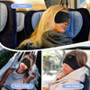 Bluetooth Headband Sleeping Eye Mask for Women Men Earbuds Earphones for Side Sleepers Audio Adjustable Custom Stereo Velvet Headset